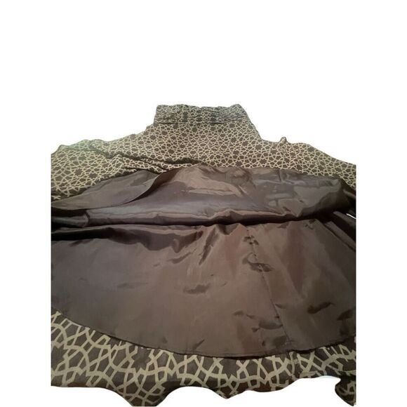 London Times Halter Dress Sz 12 Brown/Taupe NWT - Picture 7 of 9